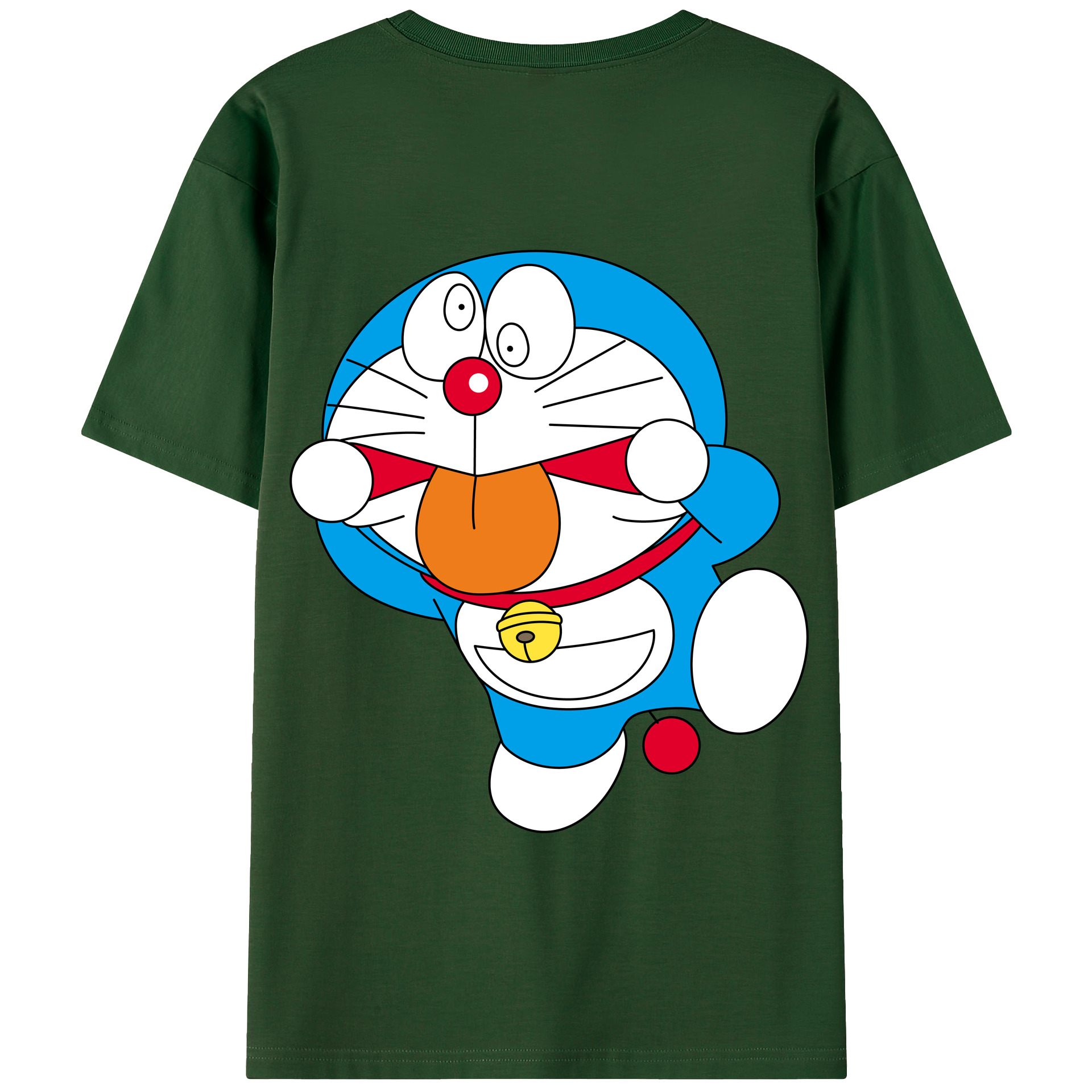 （画像用） ドラえもん Doraemon 綿100％半袖Tシャツ（背面プリント）